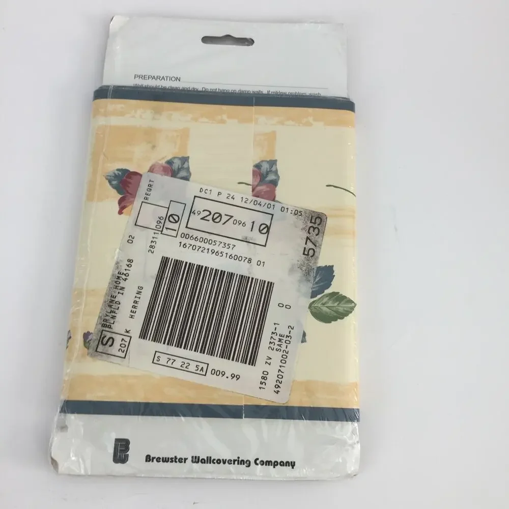 VTG Designer Showcase Border Pasted Brewster Wallcovering Garden 5 Yards Each
